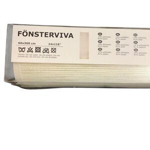 IKEA Fönsterviva 60x300 Cm 24x118" Beige Blackout Roller Blind NEW